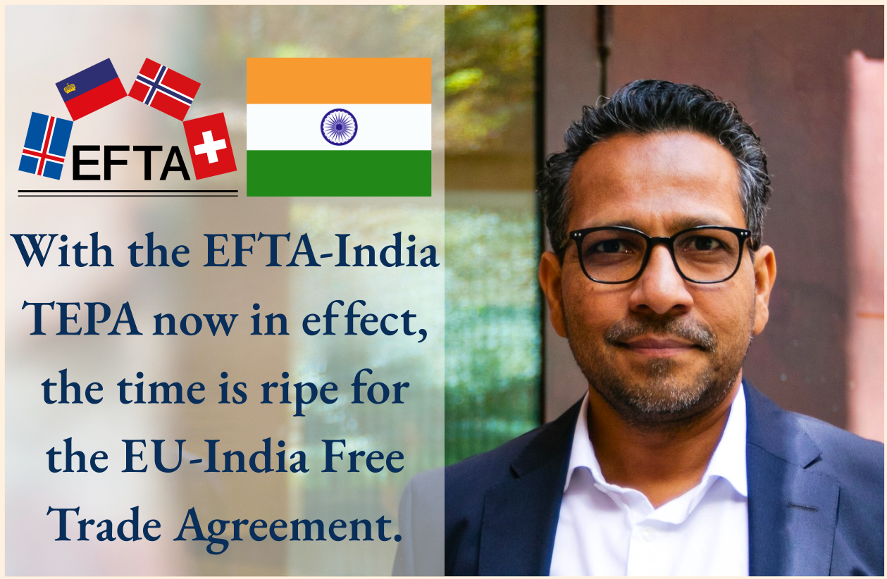 𝗪𝗶𝘁𝗵 𝘁𝗵𝗲 𝗘𝗙𝗧𝗔-𝗜𝗻𝗱𝗶𝗮 𝗧𝗘𝗣𝗔 𝗻𝗼𝘄 𝗶𝗻 𝗲𝗳𝗳𝗲𝗰𝘁, 𝘁𝗵𝗲 𝘁𝗶𝗺𝗲 𝗶𝘀 𝗿𝗶𝗽𝗲 𝗳𝗼𝗿 𝘁𝗵𝗲 𝗘𝗨-𝗜𝗻𝗱𝗶𝗮 𝗙𝗧𝗔 🇮🇳🇩🇪